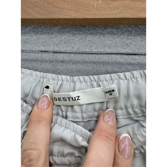 Gestuz BinaGZ Trousers Cargo Parachute Wide Leg Pants Size 40 (M) - Picture 7 of 14